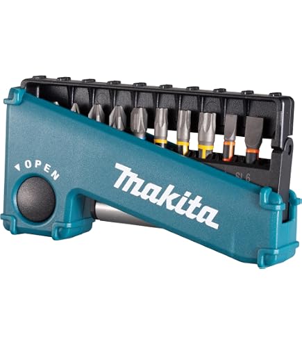 Makita E-03252 Impact Premier Torsion Bit Set PZ2 25mm 15 Pieces